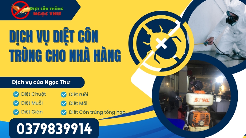 Dịch Vụ Diệt Côn Trùng Cho Nhà Hàng | Ngọc Thư 1 Dịch vụ diệt côn trùng cho nhà hàng | Ngọc Thư