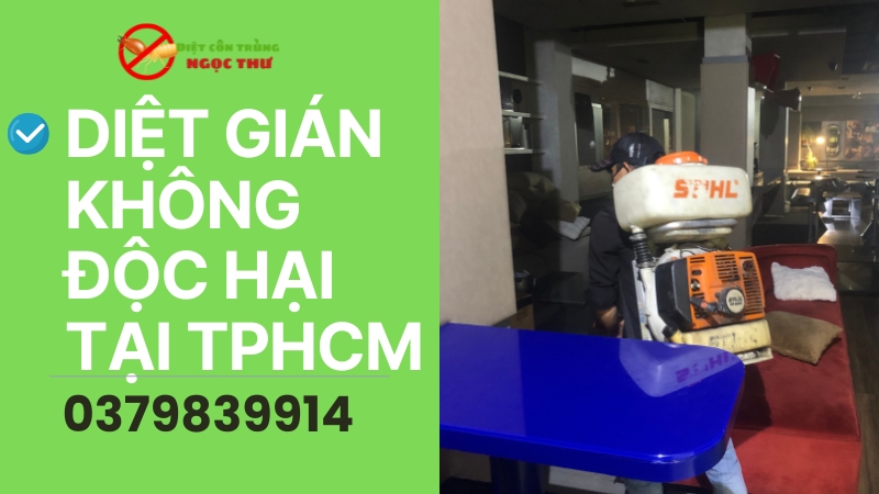 Diệt Gián Không Độc Hại Tại TPHCM Giá Rẻ - Công Ty Ngọc Thư 0379839914 1 Dịch vụ diệt gián không độc hại tại tphcm