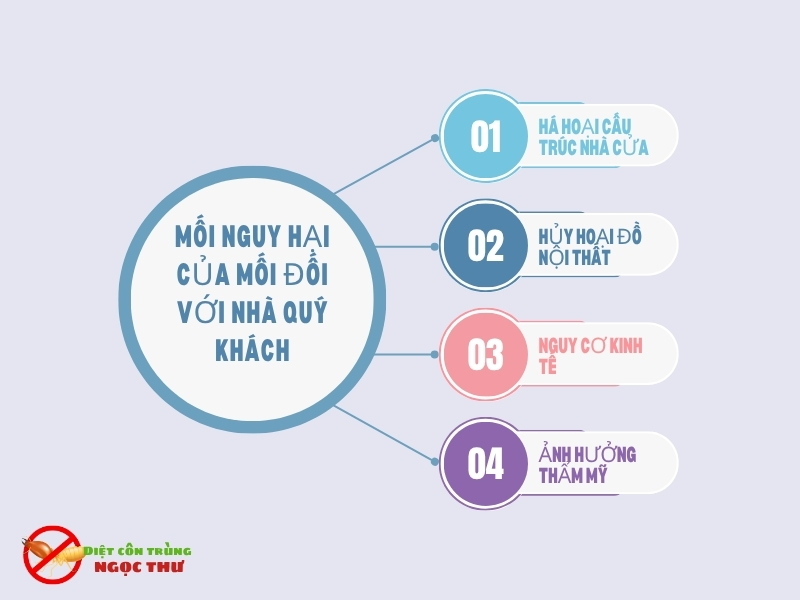 Diệt Mối Tại Gò Vấp – Dịch Vụ Diệt Côn Trùng Tại TPHCM 2 Mối nguy hại của mối