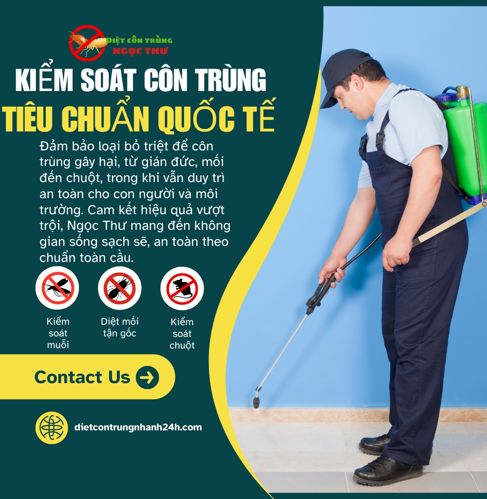 Kiểm soát côn trùng theo tiêu chuẩn quốc tế
