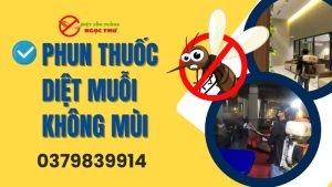 Phun thuốc diệt muỗi không mùi