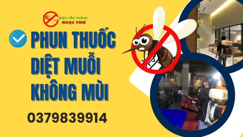 Phun thuốc diệt muỗi không mùi