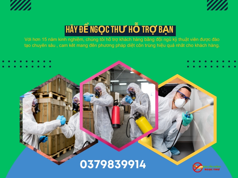 Lý do khách hàng nên chọn dịch vụ diệt côn trùng thủ dầu một của Ngọc Thư