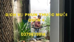 Dịch vụ phun thuốc muỗi quận 4 giá rẻ