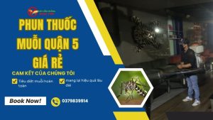 Dịch vụ phun thuốc muỗi quận 5 giá rẻ của công ty diệt côn trùng Ngọc Thư