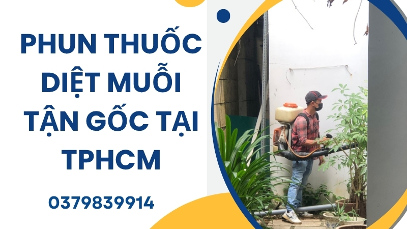 Phun thuốc diệt muỗi tận gốc tại TPHCM