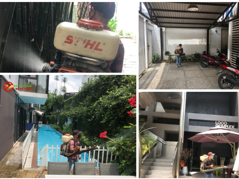 Phun thuốc muỗi giá rẻ cho doanh nghiệp tại Bình Dương của Ngọc Thư, sử dụng hóa chất an toàn, thân thiện với môi trường