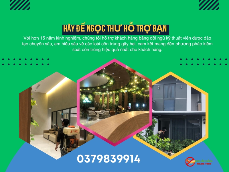 Đơn vị diệt côn trùng uy tín tại Đồng Nai - Ngọc Thư