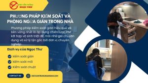 Phương pháp kiểm soát và phòng ngừa gián trong nhà