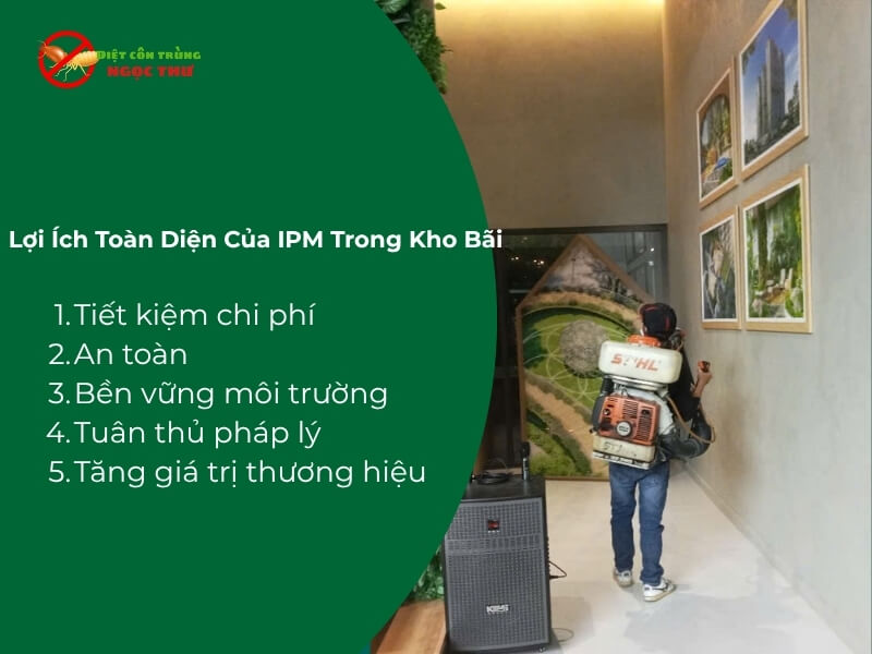 Quản Lý Dịch Hại IPM Tại Kho Bãi: Bảo Vệ Hàng Hóa Khỏi Thiệt Hại Không Mong Muốn 3 Lợi ích toàn diện của IPM